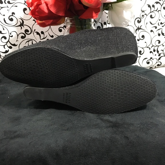 Stuart Weitzman Black Closed Round Toe Wedges - Picture 4 of 6